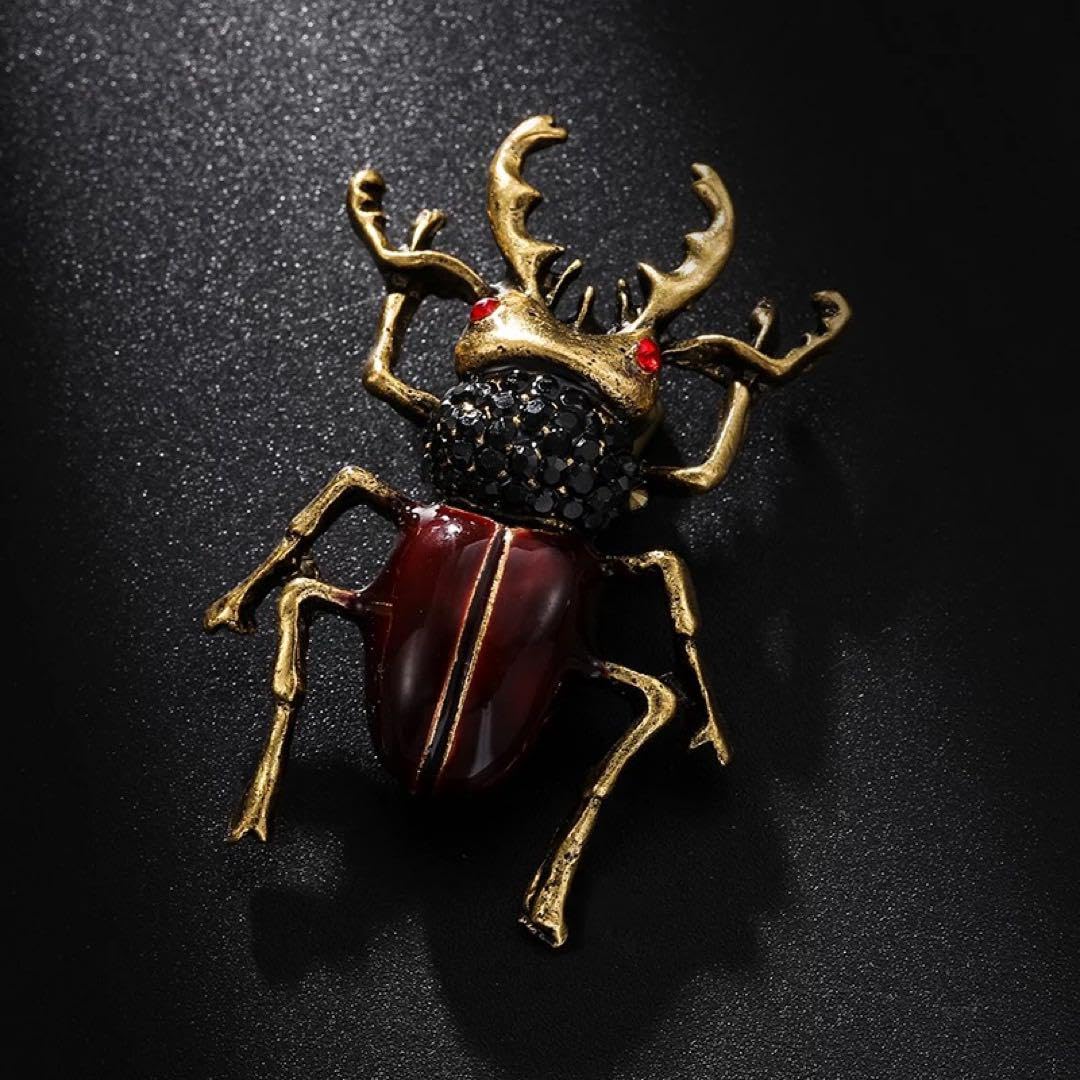 レザー　昆虫　ブローチ　博物フェス　クワガタ　カブトムシ　リアル　ラメ　キラキラ レザー 昆虫 ブローチ 博物フェス クワガタ カブトムシ リアル